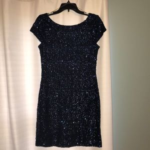 Homecoming Dress -Navy: Size 9